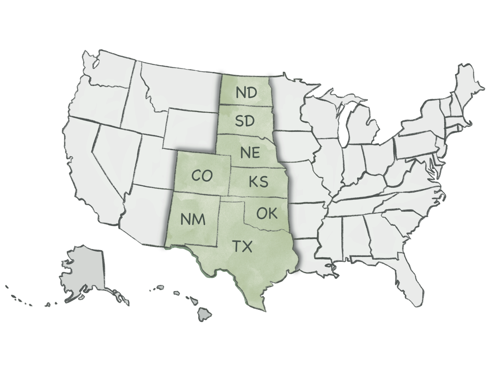 Annual Forage Available States